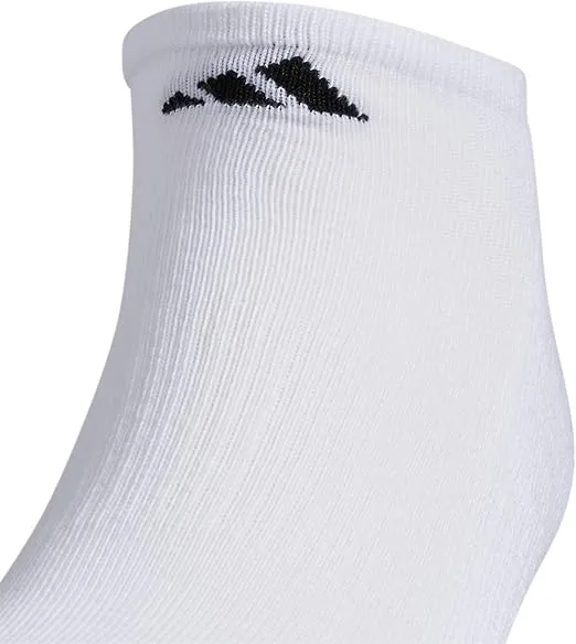 adidas Women's Athletic Cushioned No Show Socks (6-Pair) Low Profile Look with Arch Compression for a Secure Fit