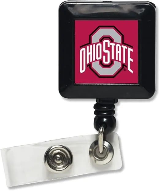 WinCraft NCAA Ohio State University 27297014 Retractable Badge Holder
