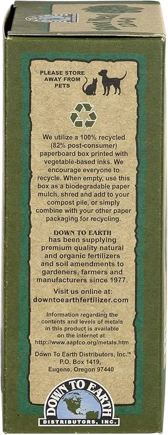 Down To Earth All Natural Fertilizers Blood Meal Mix 12-0-0, 0.5 lb