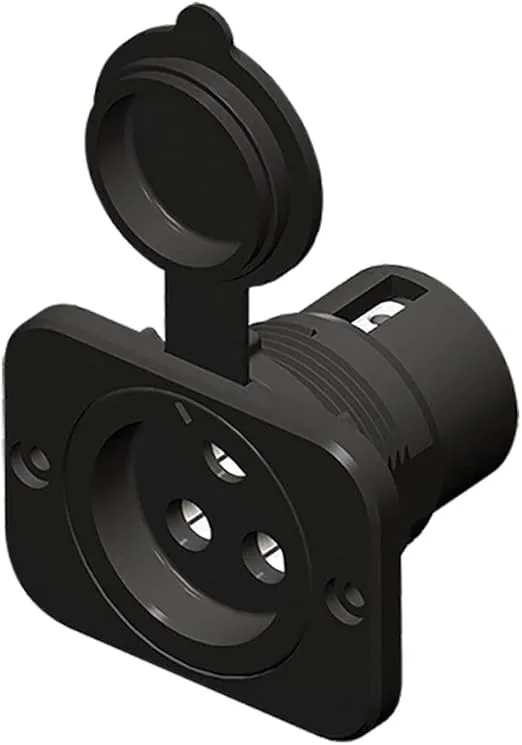 Marinco 12VBRS3 70A 3-Wire Trolling Motor Receptacle