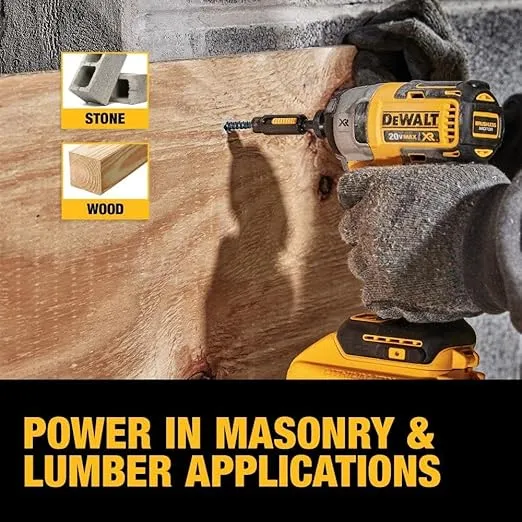 DEWALT 20V MAX XR Impact Driver, Brushless, 3-Speed, 1/4-Inch, Tool Only (DCF887B)-Deal Express Accessories, Yellow