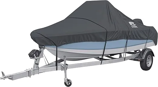 Classic Accessories StormPro Heavy-Duty Center Console Boat Cover, Fits boats 22 - 24 ft long x 116 in wide