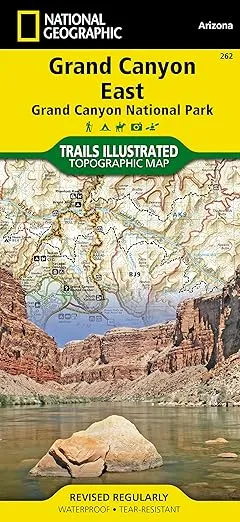 Grand Canyon East [Grand Canyon National Park] (National Geographic Trails Illustrated Map) (National Geographic Trails Illustrated Map, 262)