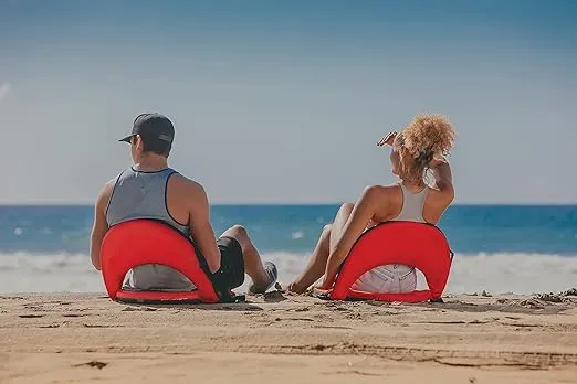 ONIVA - a Picnic Time brand - Oniva Stadium Seat - Reclining Bleacher Seat with Back Support - Portable Recreation Recliner - Beach Seat