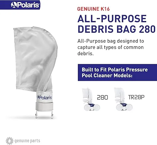Polaris Genuine Parts K16 All Purpose Bag Replacement Compatible with Polaris Models 280, TR28P