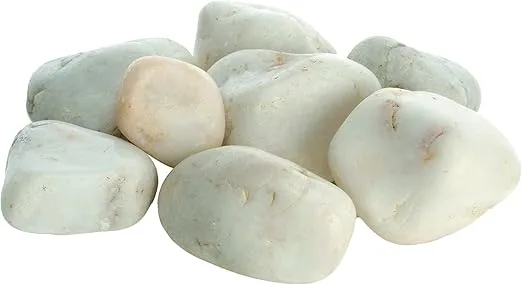 biOrb Marble Pebble Set, Solid Aquarium Decorations, White
