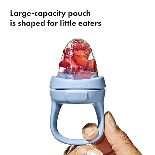 OXO Tot Silicone Self-Feeder 2 Pack - Opal and Dusk