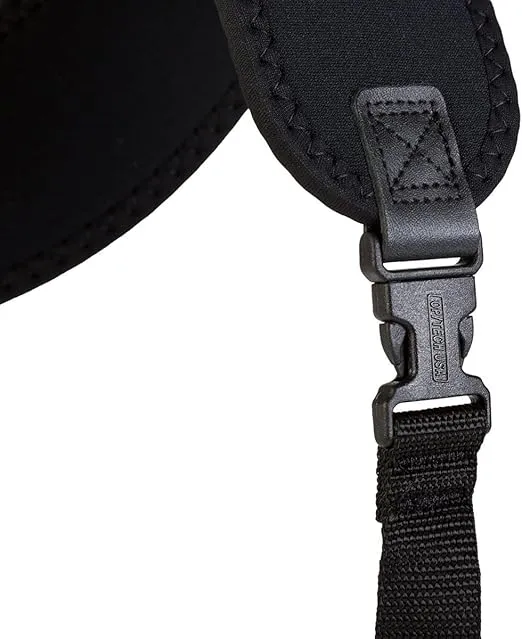 OP/TECH USA Neoprene Double Sling Camera Harness Strap for DSLR/SLR Photographers – Comfortable, Secure Support for Two Cameras, Ideal for Shooting Video & Photos – Black