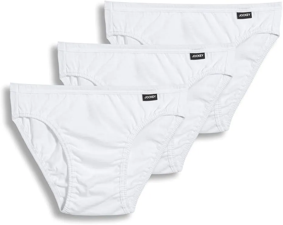 Jockey Men's Underwear Elance Bikini - 3 Pack