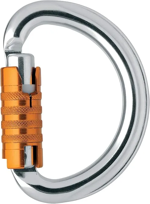 PETZL - Omni, Semi-Circle Carabiner for Climbing Harnesses