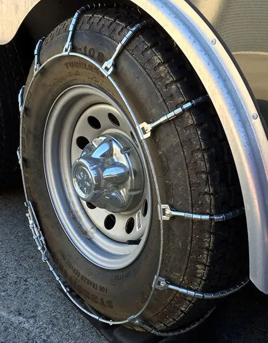 TireChain.com 235/85R16LT, 235/85 16LT Truck SUV Cable Tire Chains set of 2