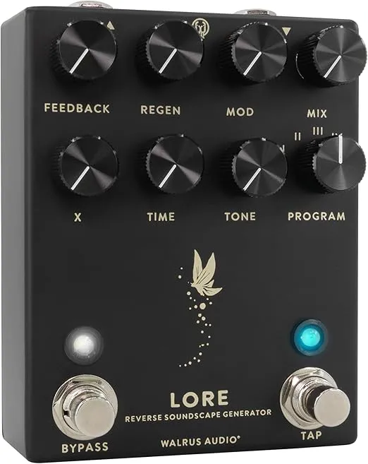Walrus Audio Lore Reverse Soundscape Generator, Black
