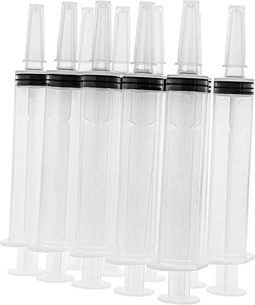 Juvale 30-Pack Plastic Shot Syringes, 1 Oz - Spooky Drink Syringes for Halloween Parties, Nurse Graduations, and New Year’s Celebrations