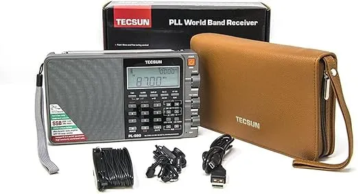 Tecsun PL880 Portable Digital PLL Dual Conversion AM/FM Longwave Shortwave Radio with SSB (Single Side Band) Reception