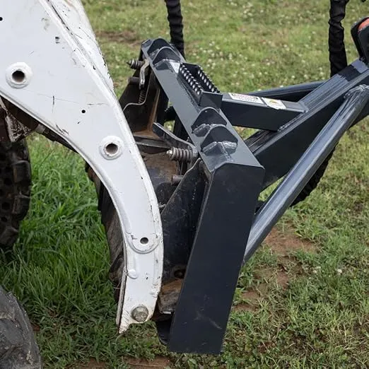 Titan Attachments 26ft Telescoping Hydraulic Truss Boom Jib Crane Fits Skid Steer Quick Tach, 313" Max Reach, 3" Bore x 90.5" Stroke, Easily Lift Hay Bales, Feed, Trusses, Beams, Dry Wallboards