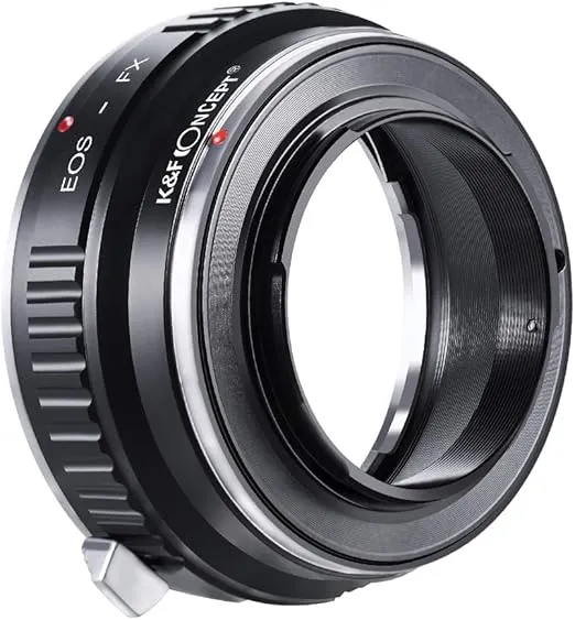 K&F Concept Lens Mount Adapter EOS EF/EFS Lens to Fuji FX Mount X-Pro1 X Camera X-Series Mirrorless Cameras