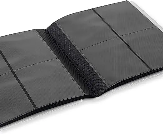 Vault X Binder - 4 Pocket Trading Card Album Folder - 160 Side Loading Pocket Binder for TCG (White)