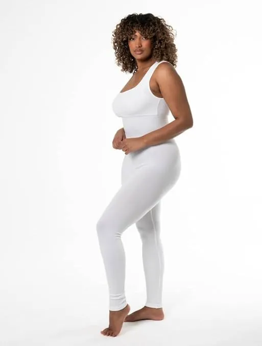 Women Yoga Jumpsuits Workout Ribbed Sport One Piece Tank Top Jumpsuit