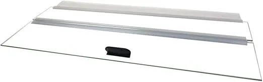 H2Pro 24" Glass Canopy for 15/20/ 55-Gallon Aqueon All Glass Marineland Perfecto Aquarium Fish Tank (23.07 x 11.69 x 0.16in)