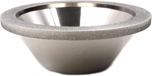 Driak Silver 320# 100mm/3.94" Diamond Grinding Cup Bowl Shape Resin Abrasive Tools Used In Various Tools And Cutter Applications