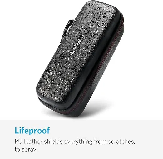 Anker SoundCore Official Travel Case (for SoundCore/SoundCore 2 Speaker 737 Power Bank) - PU Leather Premium Protection Carry Case