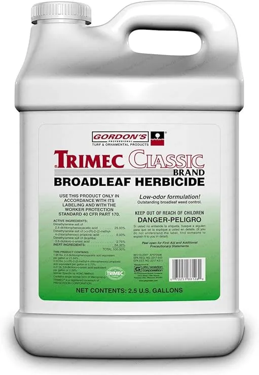 Trimec Classic Broadleaf Herbicide - 2.5 Gallons