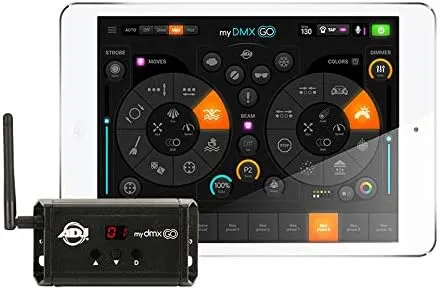 American DJ ADJ MYDMX GO Lighting Control App for iPad/Android Tablets+Fogger