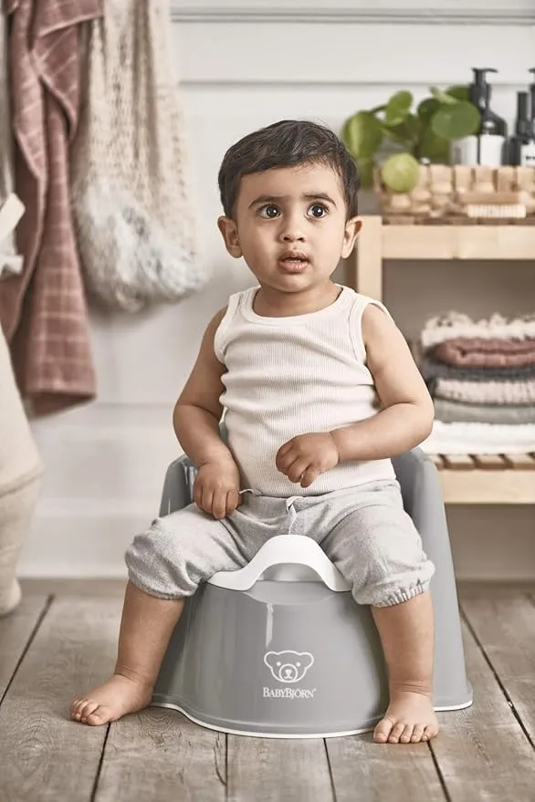 BabyBjörn Potty Chair, Gray/White