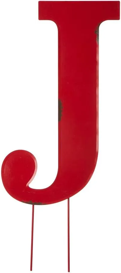 Glitzhome Joy Angel Garden Stakes, 36.02" H Metal Yard Stake Garden Ornaments Patio Decor Joy Yard Stakes Wall Décor Decorative Sign for Christmas Decorations