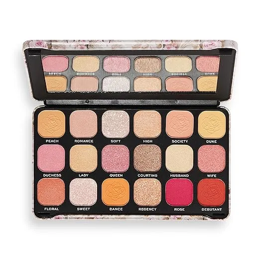 Makeup Revolution, Forever Flawless, Eyeshadow Palette, Regal Romance, 19.8g