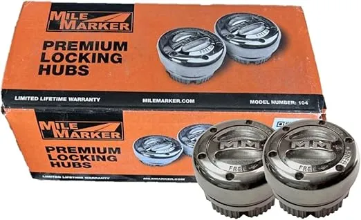 Mile MARKERMILEMARKER Mile Marker 104 Premium Manual Hub Set