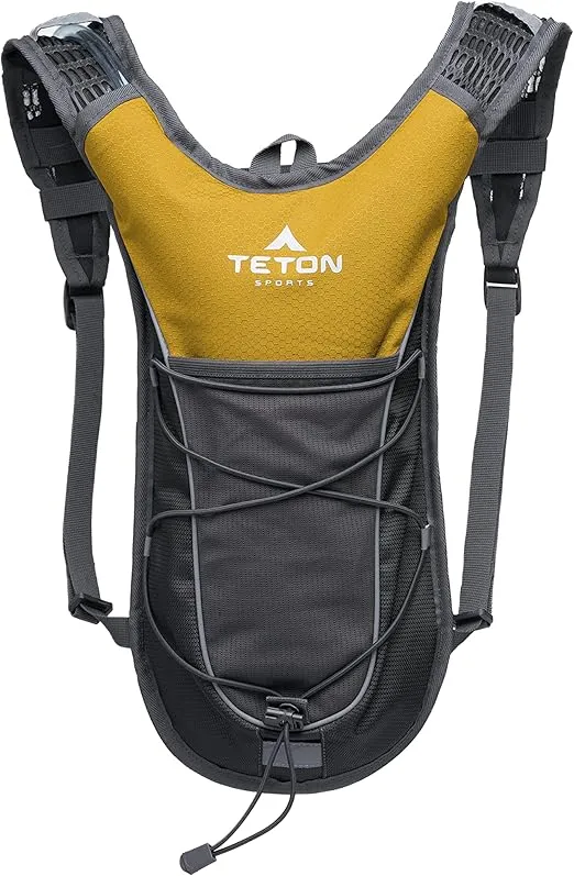 Teton Trailrunner Hydration Backpack, Hydration Pack for Hiking, Running, Cycling, Biking. Lightweight Vest for Men and Women. Sewn-in Rain Cover, 2L Water Bladder Included