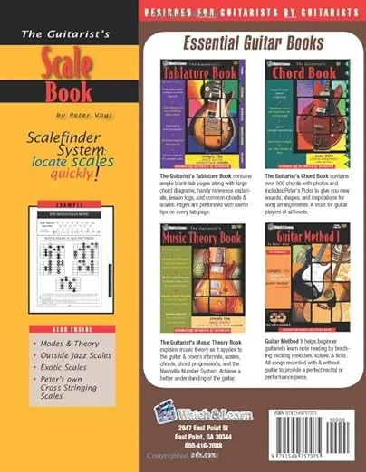 The Guitarist's Scale Book: Over 400 Guitar Scales & Modes