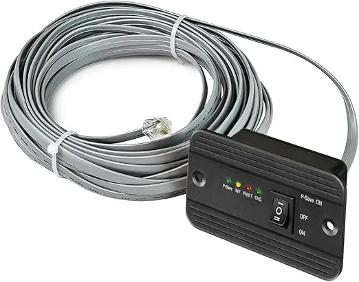 ExpertPower 3000W Pure Sine Wave Inverter Charger | Peak 9000W | DC 12V - AC 110V | LifePO4/ Lithium Battery Compatible | Auto Transfer Switch | LCD Display