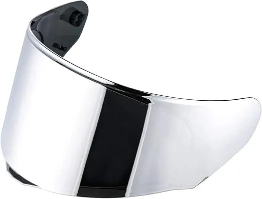 LS2 Assault/Rapid/Stream Pinlock Ready Outer Shield (Silver Iridium)