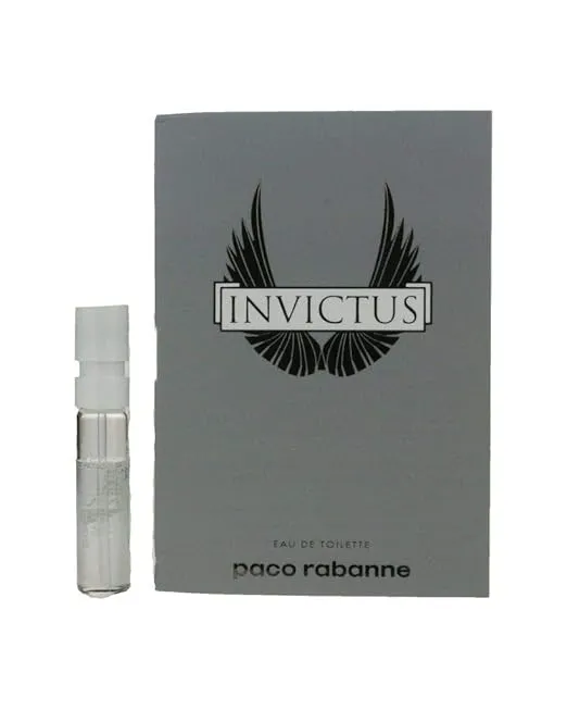 Paco Rabanne Invictus Eau de Toilette Spray for Men, vial, 0.05 fl. Oz./1.5 ml