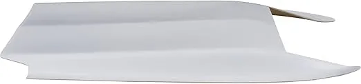 Corvette-Style Stingray Fiberglass Hood Scoop for Universal Fit: 37 x 22 x 3 inches, Glossy Gelcoat Finish, Suitable for Street & Race, Front-to-Back Length 36", Max Inside Width 18" Ready for Paint