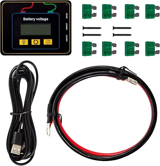 VEVOR Power Inverter, 2000W Modified Sine Wave Inverter, DC 12V to AC 120V Car Converter, with LCD Display, Remote Controller, LED Indicator, AC Outlets Inverter for Truck RV Car Boat Travel Camping