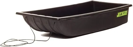 Jet Ice Fishing Sled, Large Heavy-Duty Multi-Purpose Utility Sleds for Hauling Fire Wood, Deer, Duck Hunting, Fishing Gear, Supplies, and Accessories