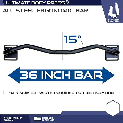 Ultimate Body Press Wall Mounted Doorway Pull Up Bar