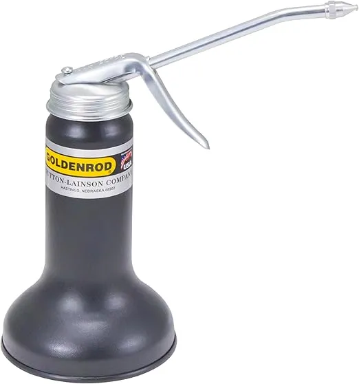 GOLDENROD (625) Pistol Pump Oiler with Straight Spout - 10 oz. Capacity