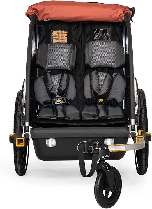 Burley Cub X, 2 Seat Kids Bike Trailer & Stroller
