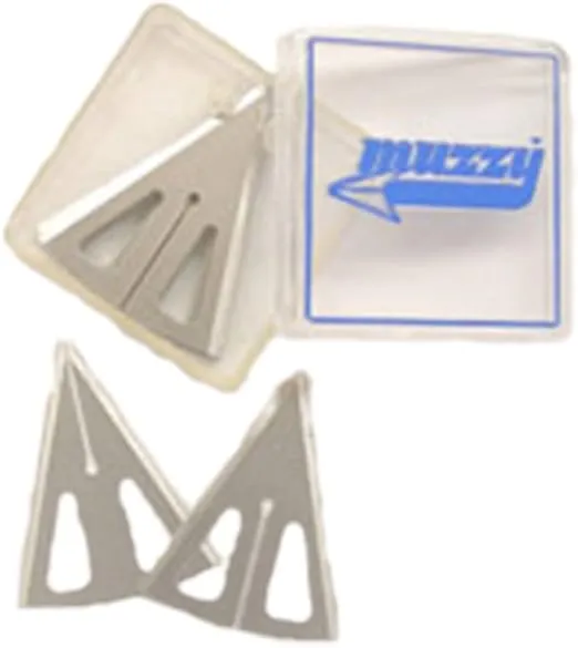 Muzzy Bowhunting 3-Blade Replacement Blades for 235 and 235-R Broadheads, 125 Grain, 6 Pack