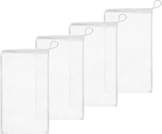 Aquatic Experts Fine Aquarium Media Bag - Durable Filter Bags for Fish Tank, Secure Drawstring Filter Media Bag, Media Bags for Aquarium (Fine, 5" x 9" - 4 Pack)