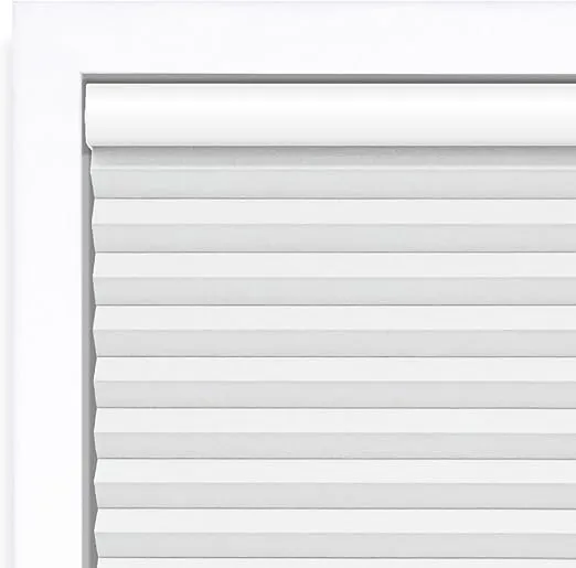 DEZ FURNISHINGS Cordless 1.5" Blackout Cellular Shade, 20.5"W x 48"H, White