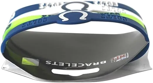 Aminco NFL Silicone Bracelets, 4-Pack