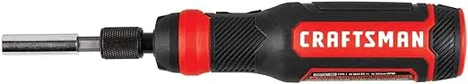 CRAFTSMAN Cordless Screwdriver, 4V, 8-Piece Set (CMHT66718B6)
