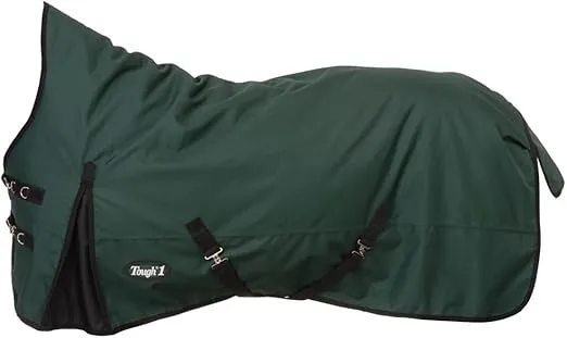 Tough1 1200D High Neck Turnout Blanket Hunter Green 78"