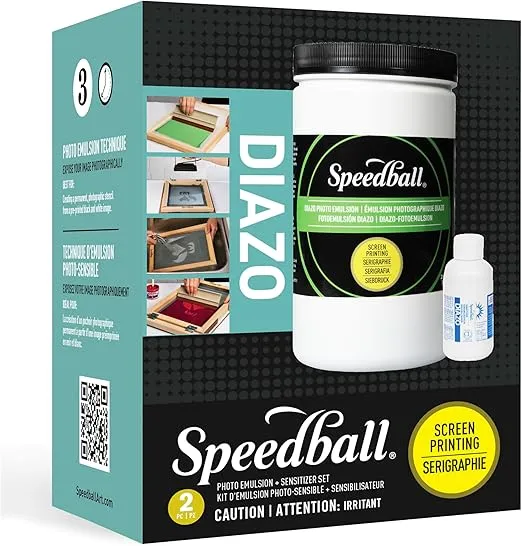 Speedball Diazo Photo Emulsion and Sensitizer Kit, Includes 26oz Emulsion and 2oz Sensitizer