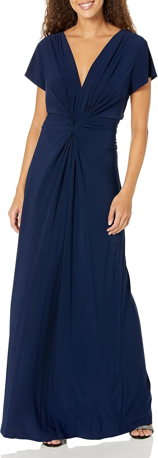 Vince Camuto womens Twist Front Jumpsuit Casual Dress